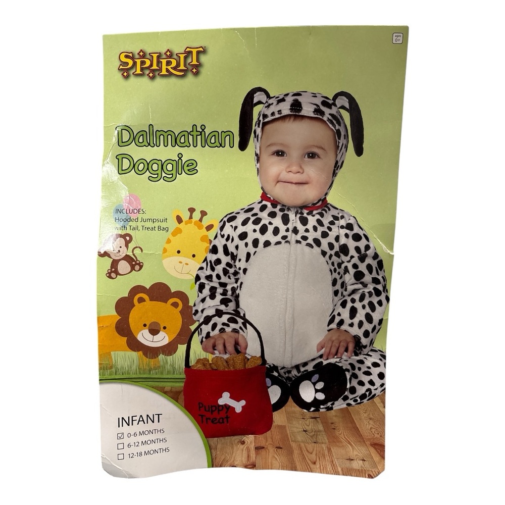Spirit Dalmatian Doggie Infant Costume - Black and White